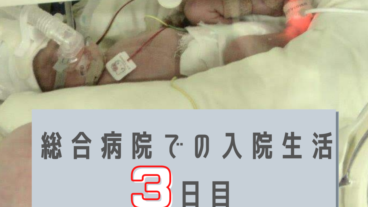 入院生活3日目　出産